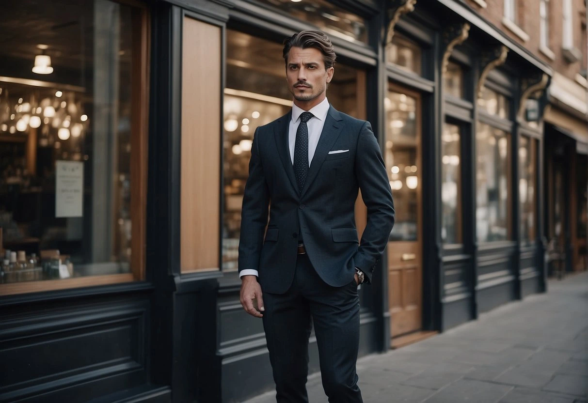 Timeless Elegance of Grey Suit and Black Shirt Outfits for Men